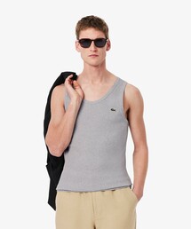 ラコステ　LACOSTE タンクトップ　クレイジーパターン ラコステ LACOSTE タンクトップ クレイジーパターン