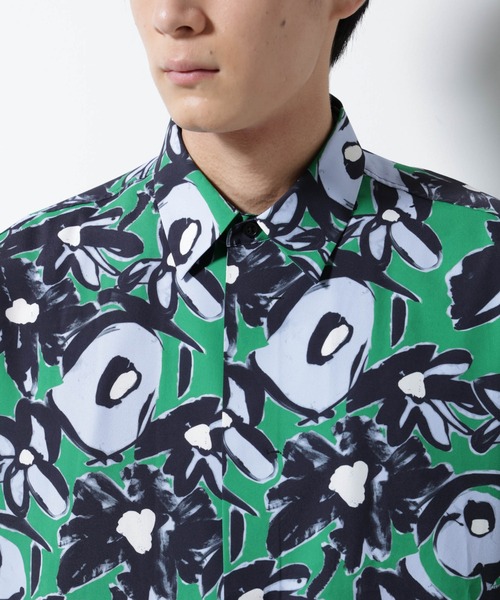 セール】総柄プリントシャツ（シャツ/ブラウス）｜NANO universe（ナノ