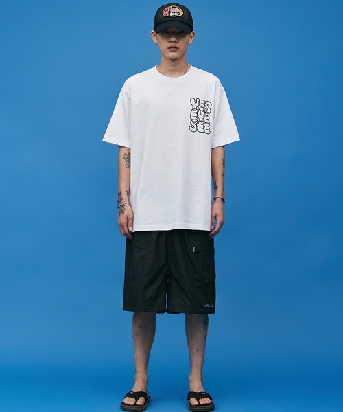 YESEYESEE（イエスアイシー）の「yeseyesee/イエスアイシー Paneled Comfort Shorts ナイロンショーツ（カーゴパンツ・メンズ・ネイビー/グリーン/ブラック・M/L/XL）」の6枚目の写真