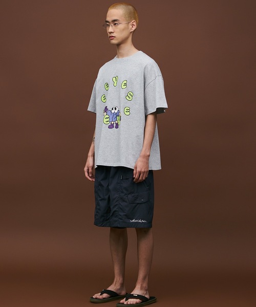 YESEYESEE（イエスアイシー）の「yeseyesee/イエスアイシー Paneled Comfort Shorts ナイロンショーツ（カーゴパンツ・メンズ・ネイビー/グリーン/ブラック・M/L/XL）」の11枚目の写真