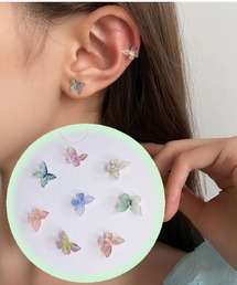 shoppinggo（ショッピングゴー）の「蝶々ピアスセット 8個セット（ピアス（両耳用））」
