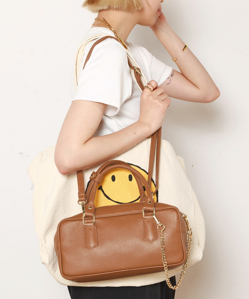 AULENTTI（オウレンティ）の「【AULENTTI/オウレンティ】別注トップハンドルバッグ（ハンドバッグ・レディース・ブラック/キャメル・FREE）」の14枚目の写真