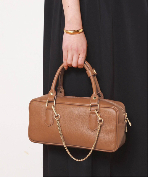 AULENTTI（オウレンティ）の「【AULENTTI/オウレンティ】別注トップハンドルバッグ（ハンドバッグ・レディース・ブラック/キャメル・FREE）」の17枚目の写真