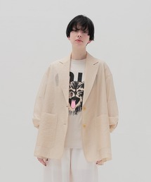 DRESSLAVE | wrinkles organza big jacket(リンクルオーガンジービッグジャケット)(テーラードジャケット)