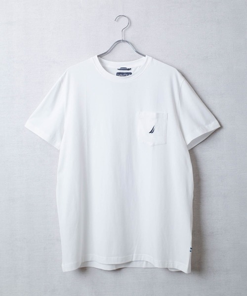 NAUTICA（ノーティカ）の「【T18】【NAUTICA/ノーティカ】SS ANCHOR POCKET TEE（Tシャツ/カットソー・メンズ・ホワイト/ブラック/ネイビー/ブルー・MEDIUM/LARGE/X-LARGE）」の2枚目の写真