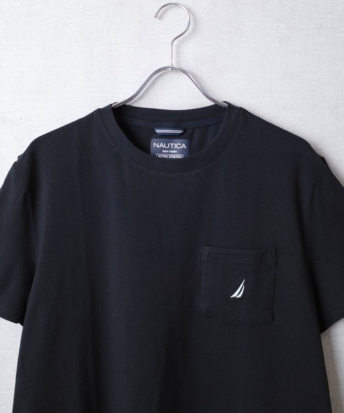 NAUTICA（ノーティカ）の「【T18】【NAUTICA/ノーティカ】SS ANCHOR POCKET TEE（Tシャツ/カットソー・メンズ・ホワイト/ブラック/ネイビー/ブルー・MEDIUM/LARGE/X-LARGE）」の8枚目の写真