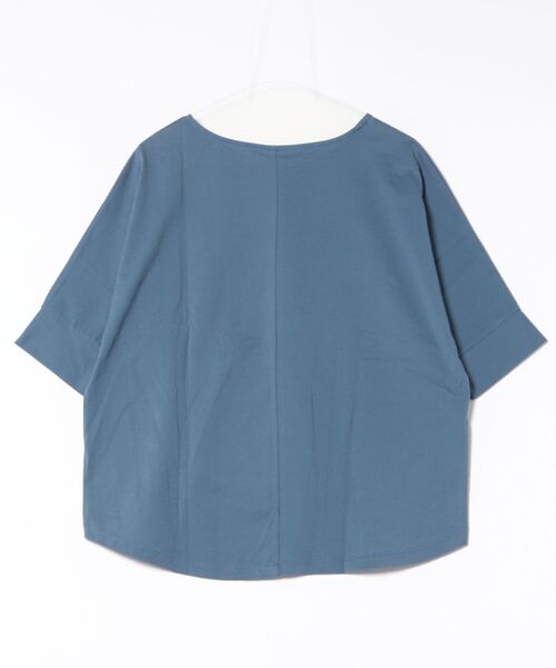 VENCEEXCHANGE(ヴァンスエクスチェンジ)の「5分袖プルオーバー(Tシャツ/カットソー・レディース・ブルー/ブラック/オリーブ/ベージュ/レッド・L/M/S)」の6枚目の写真
