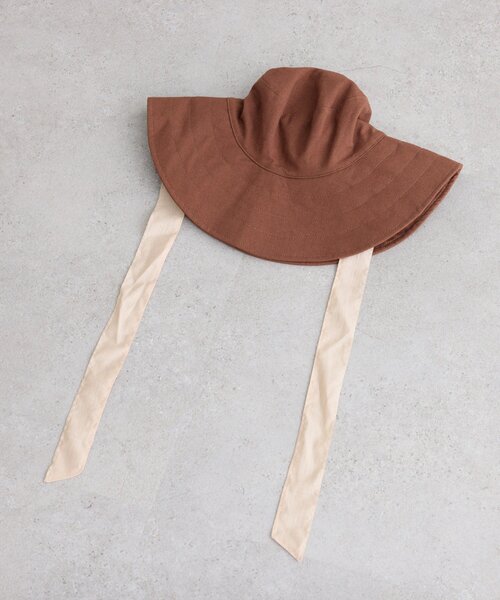 CIAOPANIC TYPY（チャオパニックティピー）の「【UV】アソート柄紐付きHAT（ハット・レディース・ブラック/オフホワイト/ブラウン・ONE SIZE）」の21枚目の写真