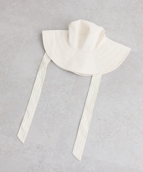 CIAOPANIC TYPY（チャオパニックティピー）の「【UV】アソート柄紐付きHAT（ハット・レディース・ブラック/オフホワイト/ブラウン・ONE SIZE）」の8枚目の写真