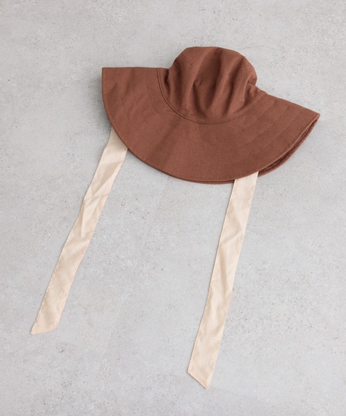 CIAOPANIC TYPY（チャオパニックティピー）の「【UV】アソート柄紐付きHAT（ハット・レディース・ブラック/オフホワイト/ブラウン・ONE SIZE）」の12枚目の写真