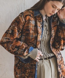 BEAMS PLUS | Adventure Shirt Work Plaid Camo Over Print(シャツ/ブラウス)