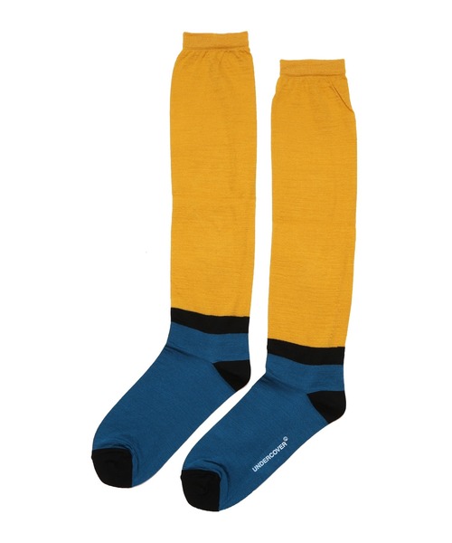 UNDERCOVER（アンダーカバー）の「UP2E1L02（ソックス/靴下・レディース・ブラック/マスタード・FREE）」の2枚目の写真