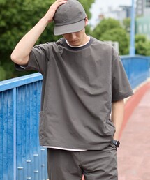 ハイカーテックライトウェイトTシャツ 【洗濯機洗い可・2WAYストレッチ・防シワ】