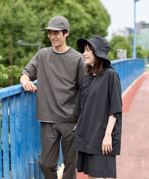 HELLO■Two Tone Washed OG Logo Cap_Green & Beige■送料込 ハイカーテックライトウェイトTシャツ 【洗濯機洗い可・2WAY