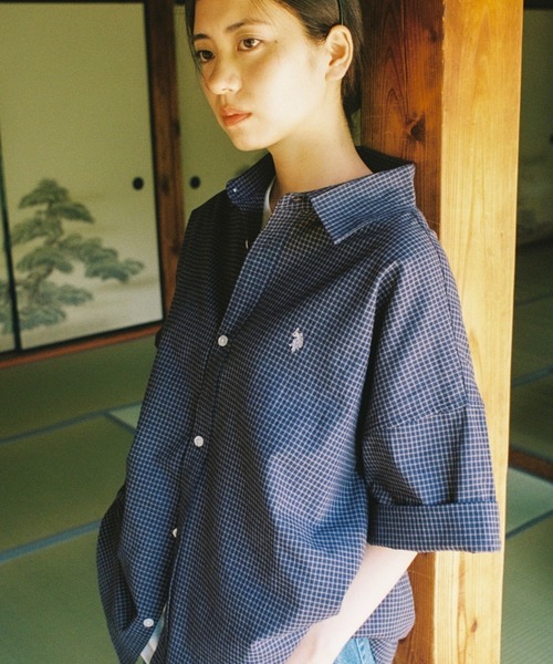 BROKEN BASE（ブロークンベース）の「U.S. POLO ASSN　ハーフスリーブシャツ（シャツ/ブラウス・メンズ・ネイビー系/グレー系/ホワイト系・MEDIUM/LARGE）」の3枚目の写真