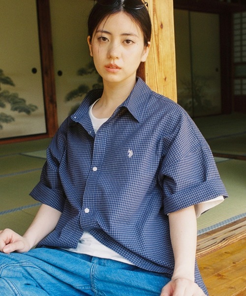 BROKEN BASE（ブロークンベース）の「U.S. POLO ASSN　ハーフスリーブシャツ（シャツ/ブラウス・メンズ・ネイビー系/グレー系/ホワイト系・MEDIUM/LARGE）」の14枚目の写真