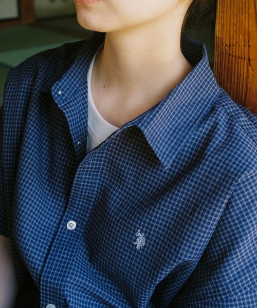 BROKEN BASE（ブロークンベース）の「U.S. POLO ASSN　ハーフスリーブシャツ（シャツ/ブラウス・メンズ・ネイビー系/グレー系/ホワイト系・MEDIUM/LARGE）」の15枚目の写真