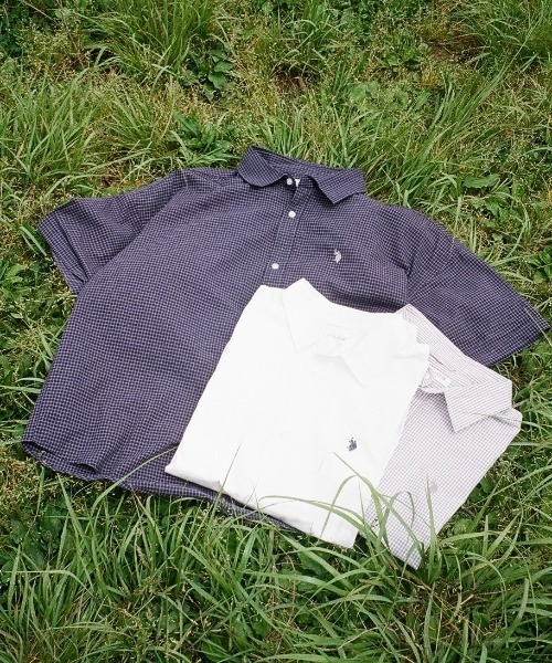 BROKEN BASE（ブロークンベース）の「U.S. POLO ASSN　ハーフスリーブシャツ（シャツ/ブラウス・メンズ・ネイビー系/グレー系/ホワイト系・MEDIUM/LARGE）」の11枚目の写真