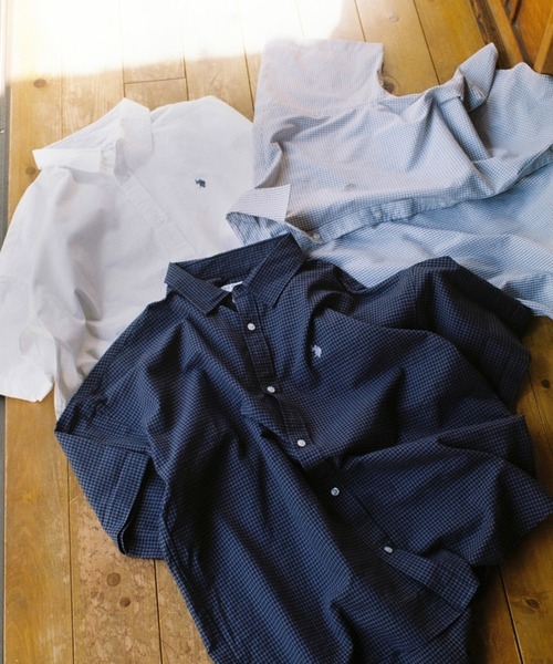 BROKEN BASE（ブロークンベース）の「U.S. POLO ASSN　ハーフスリーブシャツ（シャツ/ブラウス・メンズ・ネイビー系/グレー系/ホワイト系・MEDIUM/LARGE）」の6枚目の写真