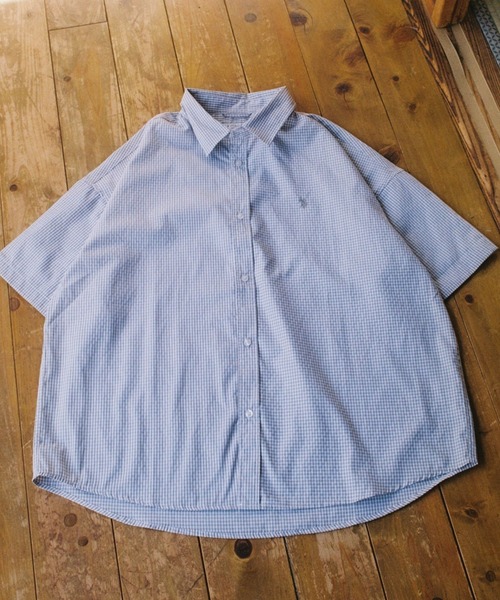BROKEN BASE（ブロークンベース）の「U.S. POLO ASSN　ハーフスリーブシャツ（シャツ/ブラウス・メンズ・ネイビー系/グレー系/ホワイト系・MEDIUM/LARGE）」の9枚目の写真