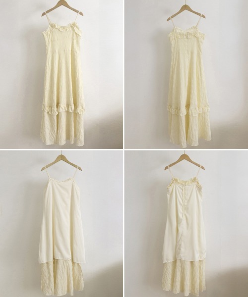 Miniministore(ミニミニストア)の「キャミワンピース ティアードワンピロング(ワンピース・レディース・アイボリー・L/M)」の22枚目の写真