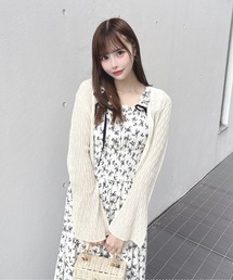 one way | スパンコールニットカーディガン(カーディガン/ボレロ)