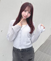 one way（ワンウェイ）の「スパンコールニットカーディガン（カーディガン/ボレロ）」