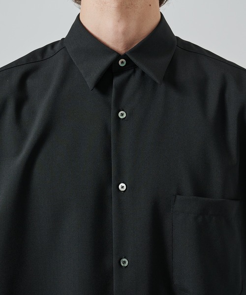 markaware（マーカウェア）の「【MARKAWARE/marka】COMFORT FIT S/S SHIRT（シャツ/ブラウス・メンズ・ネイビー/ブラック/チャコールグレー・1/2）」の10枚目の写真