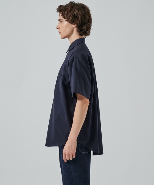 markaware（マーカウェア）の「【MARKAWARE/marka】COMFORT FIT S/S SHIRT（シャツ/ブラウス・メンズ・ネイビー/ブラック/チャコールグレー・1/2）」の15枚目の写真