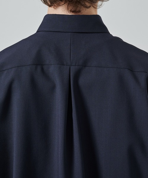 markaware（マーカウェア）の「【MARKAWARE/marka】COMFORT FIT S/S SHIRT（シャツ/ブラウス・メンズ・ネイビー/ブラック/チャコールグレー・1/2）」の17枚目の写真