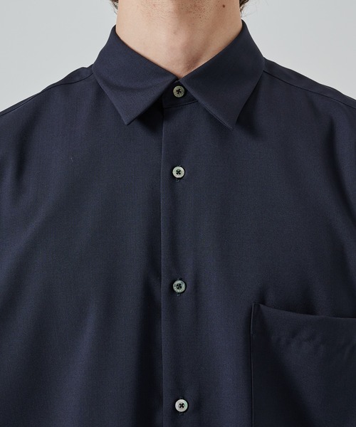 markaware（マーカウェア）の「【MARKAWARE/marka】COMFORT FIT S/S SHIRT（シャツ/ブラウス・メンズ・ネイビー/ブラック/チャコールグレー・1/2）」の21枚目の写真