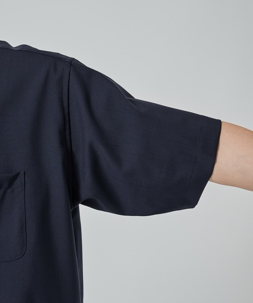 markaware（マーカウェア）の「【MARKAWARE/marka】COMFORT FIT S/S SHIRT（シャツ/ブラウス・メンズ・ネイビー/ブラック/チャコールグレー・1/2）」の22枚目の写真