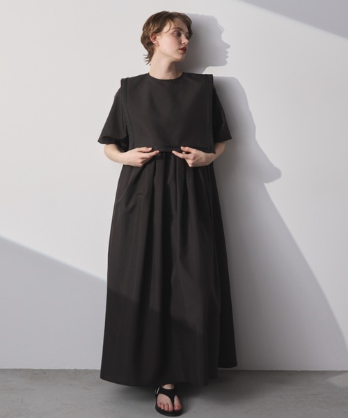 美品　PERNA ワンピース ビッグセーラーワンピース　M ビッグセーラーワンピース（ワンピース）｜PERNA（ペルナ）の