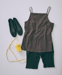 EN NEUME（エンノイム）の「Back Open Checked Camisole（シャツ/ブラウス・レディース）」