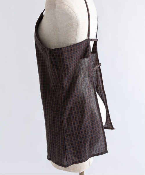 ブラウス シャツ Back Open Checked Camisole レディース EN NEUME（エンノイム）の「Back Open Checked Camisole（シャツ