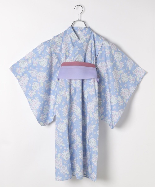 GLOBAL WORK（グローバルワーク）の「洗える簡単浴衣セット/T/575729（浴衣・キッズ・ピンク/ブルー・100cm/110cm/120cm）」の5枚目の写真