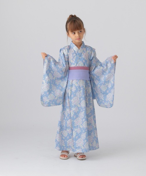 GLOBAL WORK（グローバルワーク）の「洗える簡単浴衣セット/T/575729（浴衣・キッズ・ピンク/ブルー・100cm/110cm/120cm）」の17枚目の写真