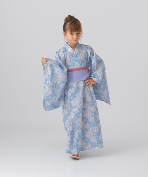 GLOBAL WORK（グローバルワーク）の「洗える簡単浴衣セット/T/575729（浴衣・キッズ・ピンク/ブルー・100cm/110cm/120cm）」の18枚目の写真