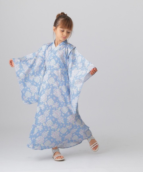 GLOBAL WORK（グローバルワーク）の「洗える簡単浴衣セット/T/575729（浴衣・キッズ・ピンク/ブルー・100cm/110cm/120cm）」の22枚目の写真