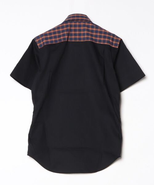 Vivienne Westwood MAN（ヴィヴィアンウエストウッドマン）の「DETAILED CHECK SHORT SLEEVE SHIRT（シャツ/ブラウス・メンズ・ブラック/ホワイト・S/L/M/XL）」の3枚目の写真