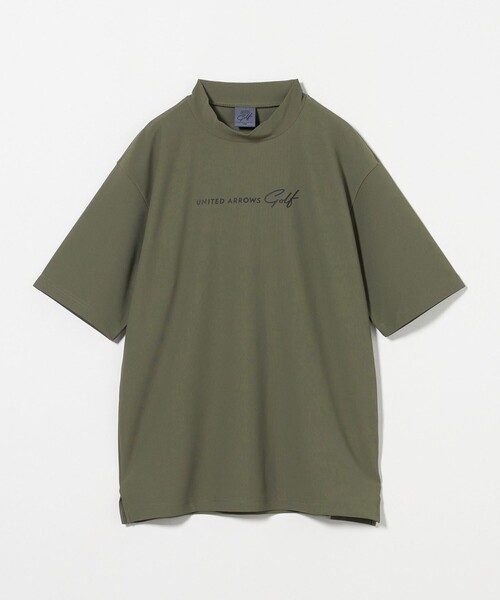 メンズ ロゴ モックネック ポロシャツ（Tシャツ/カットソー