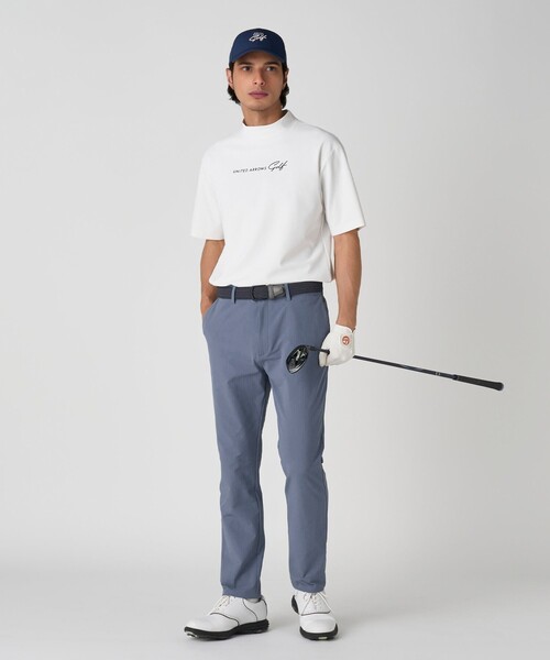 ユナイテッドアローズ　ゴルフ　モックネック メンズ メンズ スムース モックネック シャツ（Tシャツ/カットソー