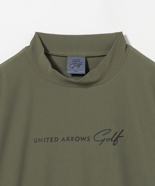 美品　ユナイテッドアローズゴルフ　モックネック　グレージュ 美品 ユナイテッドアローズゴルフ モックネック グレージュ
