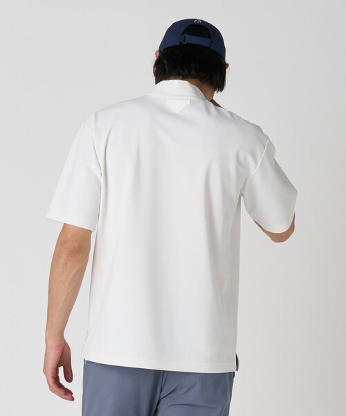 セール】メンズ ロゴ モックネック ポロシャツ（Tシャツ/カットソー