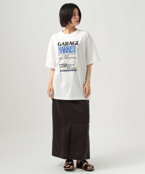 BAYFLOW（ベイフロー）の「グラフィックBIGTシャツ（Tシャツ/カットソー・レディース・レッド/オレンジ/ブルー・FREE）」の8枚目の写真