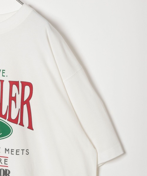 BAYFLOW（ベイフロー）の「グラフィックBIGTシャツ（Tシャツ/カットソー・レディース・レッド/オレンジ/ブルー・FREE）」の14枚目の写真