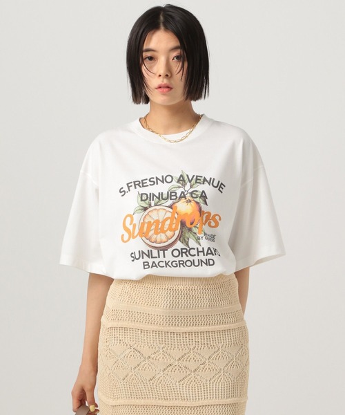 BAYFLOW（ベイフロー）の「グラフィックBIGTシャツ（Tシャツ/カットソー・レディース・レッド/オレンジ/ブルー・FREE）」の20枚目の写真