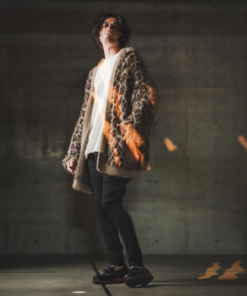 GLIMCLAP(グリムクラップ)の「mp13875-High-rise slim-fit pants-Bonded fleece-lined double-knit fabric- スリムパンツ(その他パンツ・メンズ・チャコール/オフホワイト/ブラック・S/M/L)」の7枚目の写真