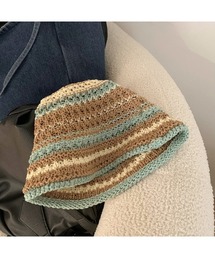 Ritzy（リッツィー）の「6色展開　ストライプ柄バケットハット（ハット）」