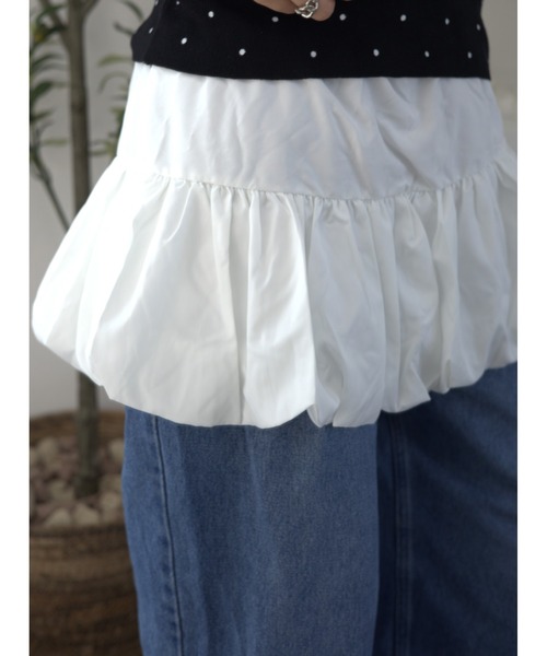 Vini(ヴィニ)の「バルーン ボリューム キュロット(その他パンツ・レディース・ホワイト・FREE)」の2枚目の写真